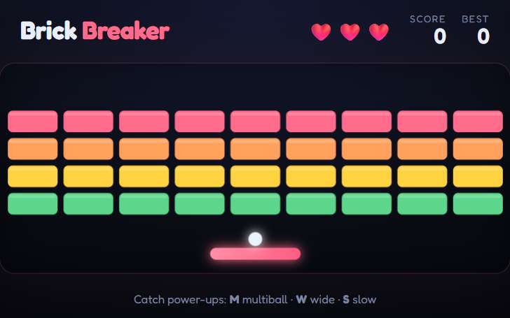 Brick Breaker preview