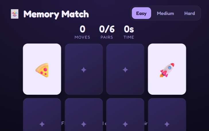 Memory Match preview